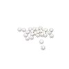 Decorative beads - pearlescent white