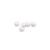Decorative beads - pearlescent white
