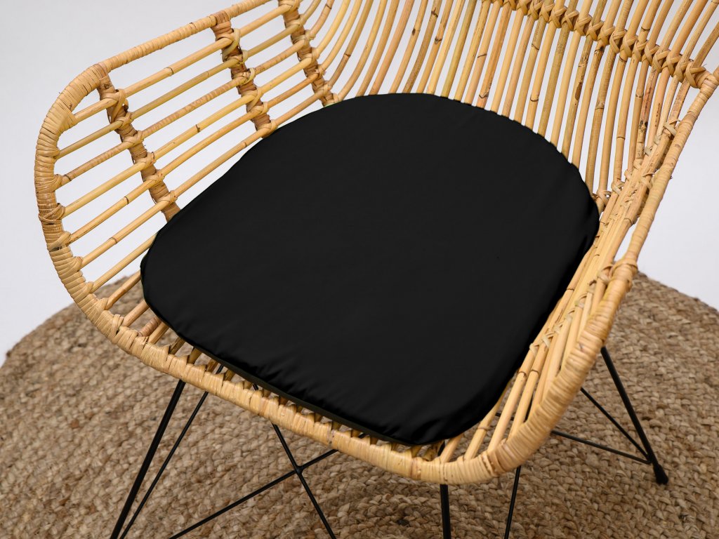 Poduszka na krzesło Standard czarna
