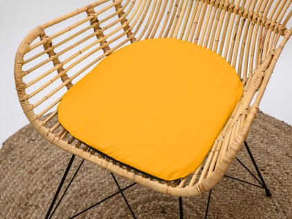 Poduszka na krzesło Standard ciemnożółta