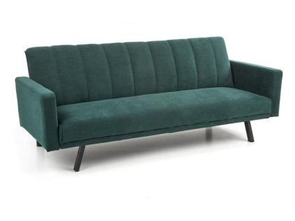 Ciemnozielona rozkładana sofa TROMSO