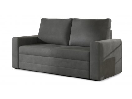 Elegantní tmavě šedá rozkládací pohovka WAVE s moderním designem