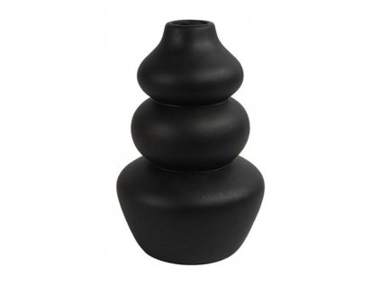 56613 cerna keramicka vaza cairn 22 cm