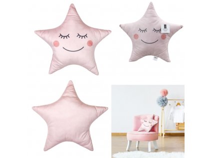 57513 detsky dekoracni polstarek pinky ruzovy