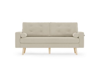 Beżowa 3-osobowa sofa MANDI