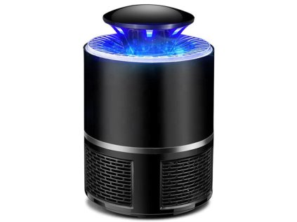 LED lampa proti komárům HERZBERG HG-03138 černá s moderním designem