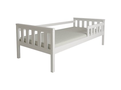 Dětská postel MONTY 90 x 200 cm bílá s elegantním designem