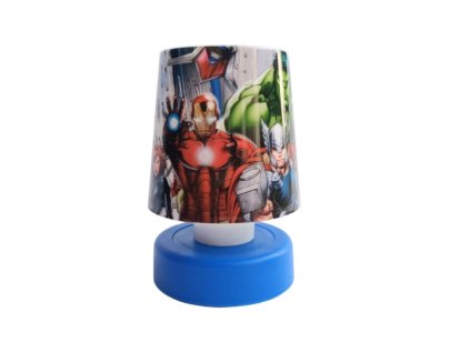 LED dětská noční lampička AVENGERS – superhrdinské osvětlení
