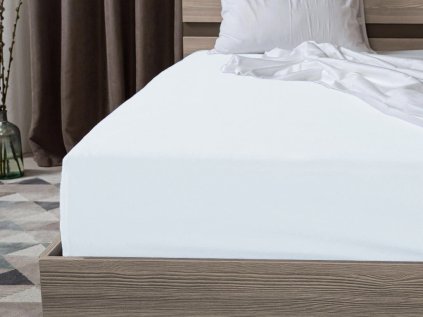 Jersey prostěradlo ledově modré 180x200 cm – svěží a elegantní