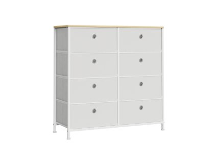 Komoda TRENILO 80x81,5 cm dub/světle šedá se zásuvkovými boxy