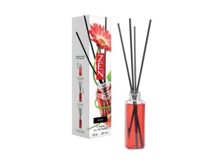 Tyčinkový aroma difuzér ZEN RED 50 ml s intenzivní vůní