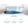 Materac DELUXE 140x200 cm z zdejmowanym pokrowcem, 10 cm wysokości