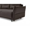 Hnědá rohová sedací souprava SORRENTO (Wersja sofy Lewy róg)