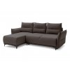 Hnědá rohová sedací souprava SORRENTO (Wersja sofy Lewy róg)