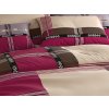 Bavlněné ložní povlečení DANIELA vínové pro útulný spánek
