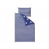 45981 bavlnene povleceni white stripes modre