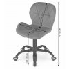 51139 6 tmave modre kancelarske kreslo noto velvet