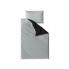 Minimalistické povlečení MONOCHROMATIC šedé z hladké bavlny