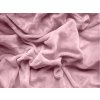 Prześcieradło z mikropluszu SOFT 180x200 cm różowe
