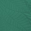 Zelený přehoz na postel se vzorem LEAVES (Rozmiar 170 x 210 cm)