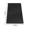 56448 2 cerna plastova podlozka pod zidli 100 x 140 cm