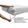 Praktyczny pikowany ochraniacz na materac 140x200 cm – łatwy w utrzymaniu