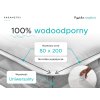 Pikowany nieprzemakalny ochraniacz na materac 80x200 cm