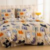 Pohodlné povlečení mikroplyš PURRSLEEP béžové pro útulnou atmosféru