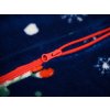Vánoční overal CHRISTMAS ONESIE modrý - stylový a pohodlný