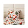 Bílé povlečení z mikrovlákna FESTIVE MAGIC s motivy Vánoc