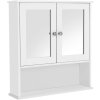 Koupelnová skříňka LEHAC bílá 56x13x58 cm – elegantní úložné řešení