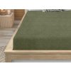 Prześcieradło z mikropluszu GRENA 90x200 cm zielone