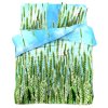 Zelené povlečení z mikrovlákna POSANA s motivem trávy