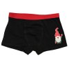 Stylové pánské boxerky RETRO CHRISTMAS - zelené a černé v balení