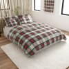 Flanelové povlečení LANECO barevné s kostkovaným vzorem