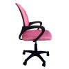 Pohodlná růžová kancelářská židle JETTA pro každodenní práci