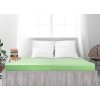 Kvalitní světle zelené prostěradlo ALVORA 180 x 200 cm z měkkého jersey