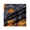Originální povlečení BUTTERFLY GARDEN – harmonická kombinace modrošedé a oranžové