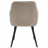 Moderní sametové křeslo NANA VELVET béžové pro elegantní interiér