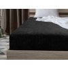 Froté prostěradlo EXCLUSIVE černé 180 x 200 cm – luxusní elegance pro vaši postel