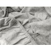 Prześcieradło Frotte EXCLUSIVE jasnoszare 90 x 200 cm