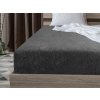 Luxusní froté prostěradlo EXCLUSIVE 90 x 200 cm v elegantní tmavě šedé barvě