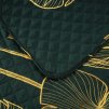 Moderní přehoz na postel VENECIA tmavě zelený s elegantním vzorem