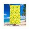 LEMONS plážový set – pohodlné zelené pončo a osuška v jednom