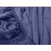 Bavlněné prostěradlo Jersey 180x200 cm tmavě modré