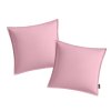 Sada 2 růžových venkovních polštářů EMPARO 50x50 cm na zahradu