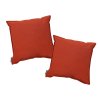 Venkovní polštáře MADISON ECO 50x50 cm oranžové – sada 2 ks na zahradu