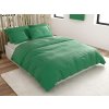 Hotelové povlečení JASMINE tmavě zelené – proužek 2 cm, mikrovlákno