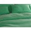 Hotelové ložní prádlo JASMINE tmavě zelené – proužkovaný design