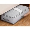 Textilní box EASY pod postel 90 L – šedý úložný prostor